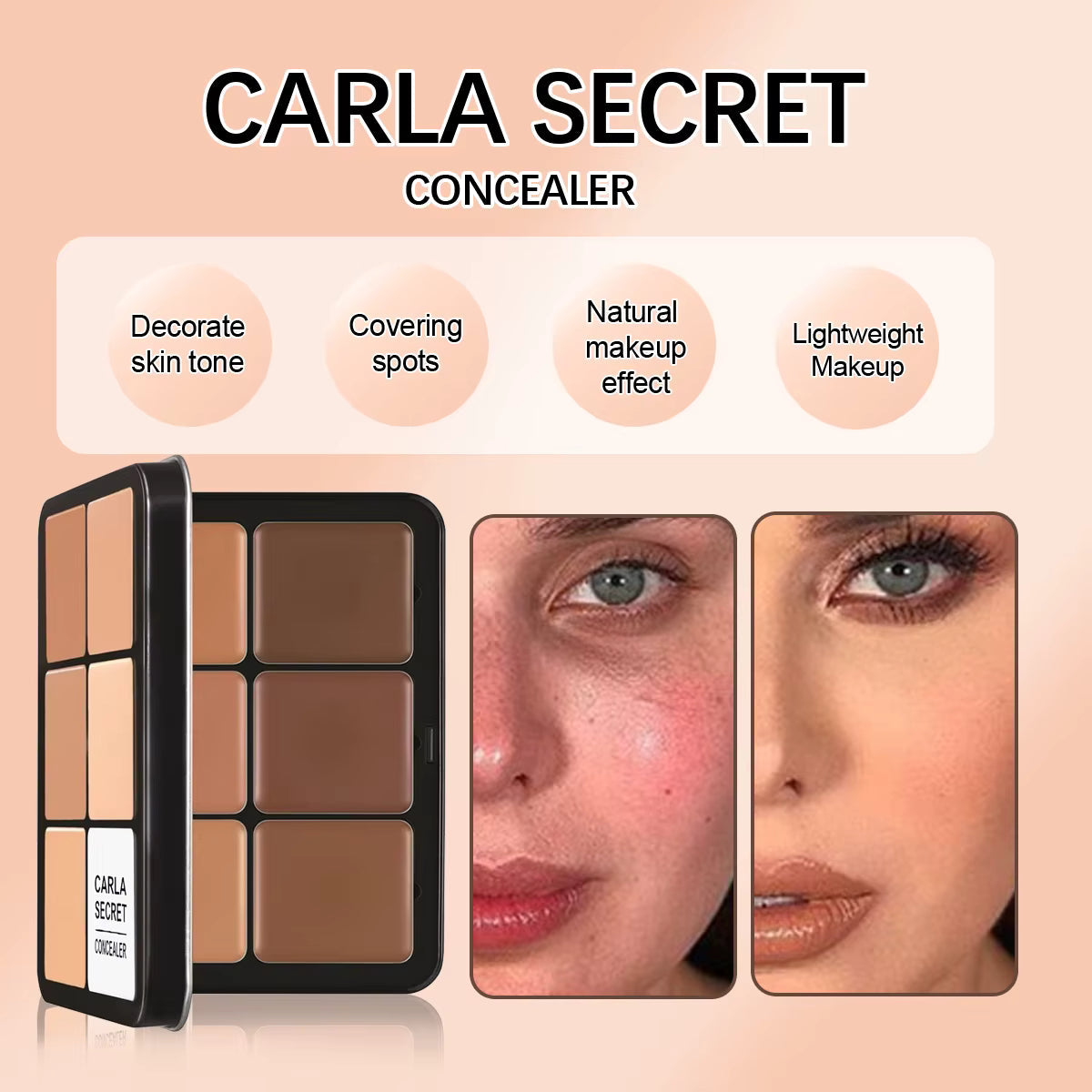 Skinspire® Concealer Palette | Full Coverage Makeup Palette